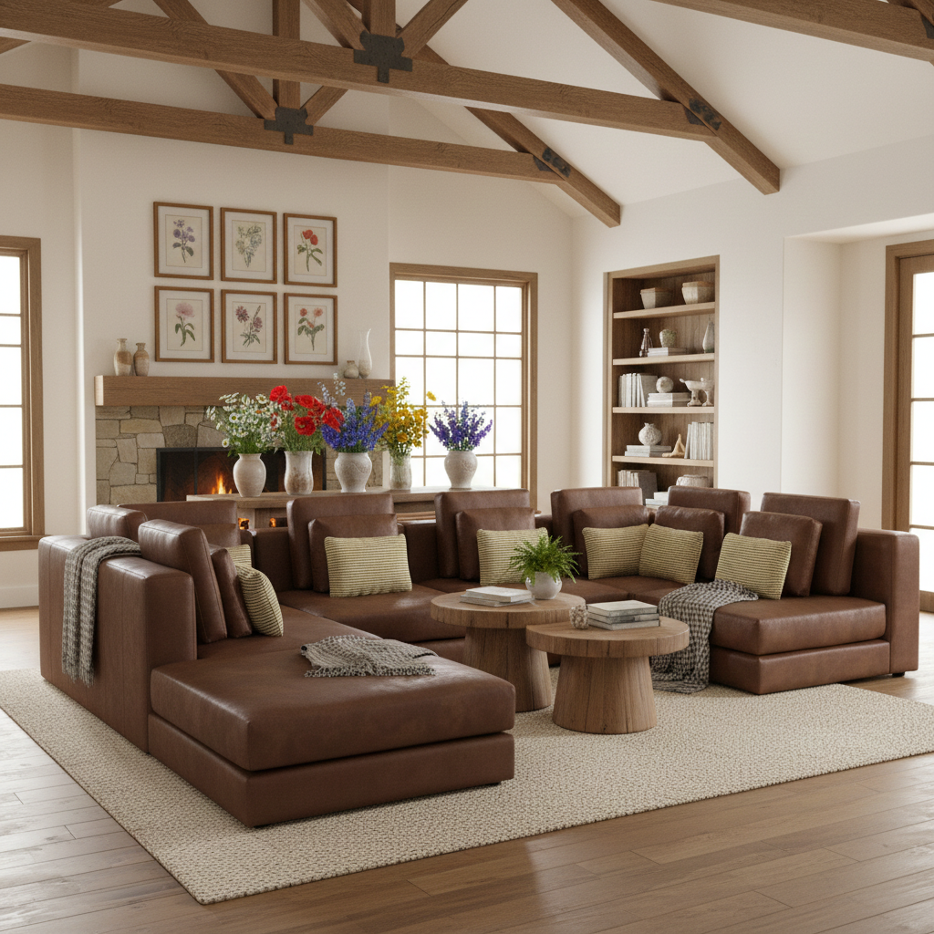 Farmhouse Sectional Couch: How to Choose the Perfect One for Your Living Room Farmhouse Furniture - the farmhouse