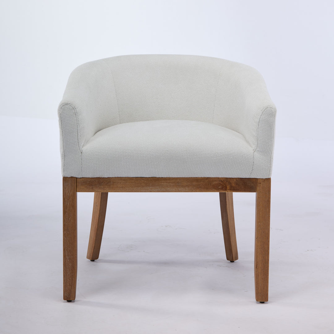 Mid Century Mediterranean Farmhouse Modern Upholstered Chair - Mediterranean Italian Contemporary Home Decor Furniture