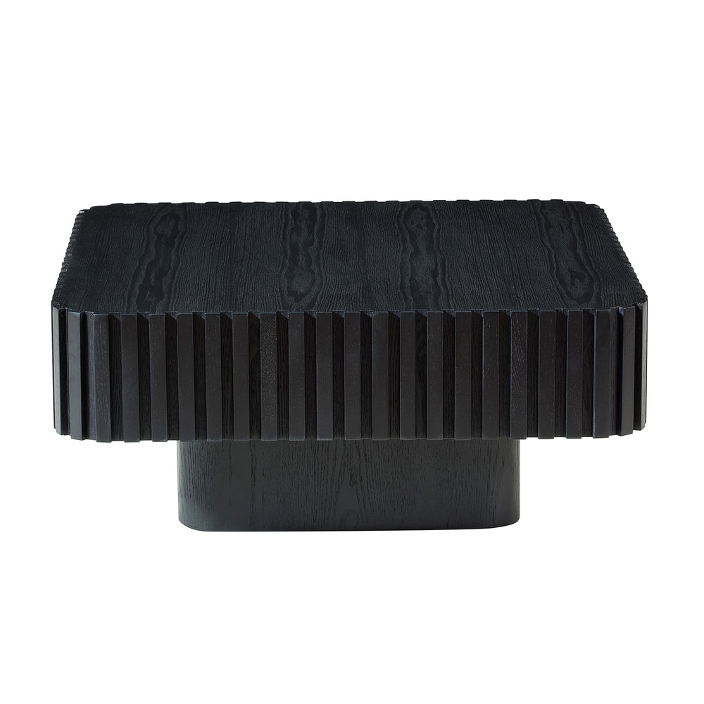 Amalfi Black Handcrafted Modern Mediterranean Coffee Table - Mediterranean Italian Contemporary Home Decor Furniture