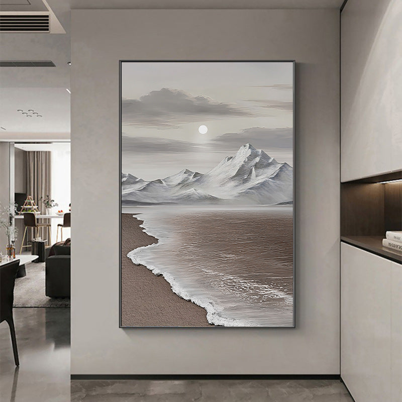 Boho Aesthetic Large Modern 3D Textured Canvas Prints | Biophilic Design Airbnb Decor Furniture 