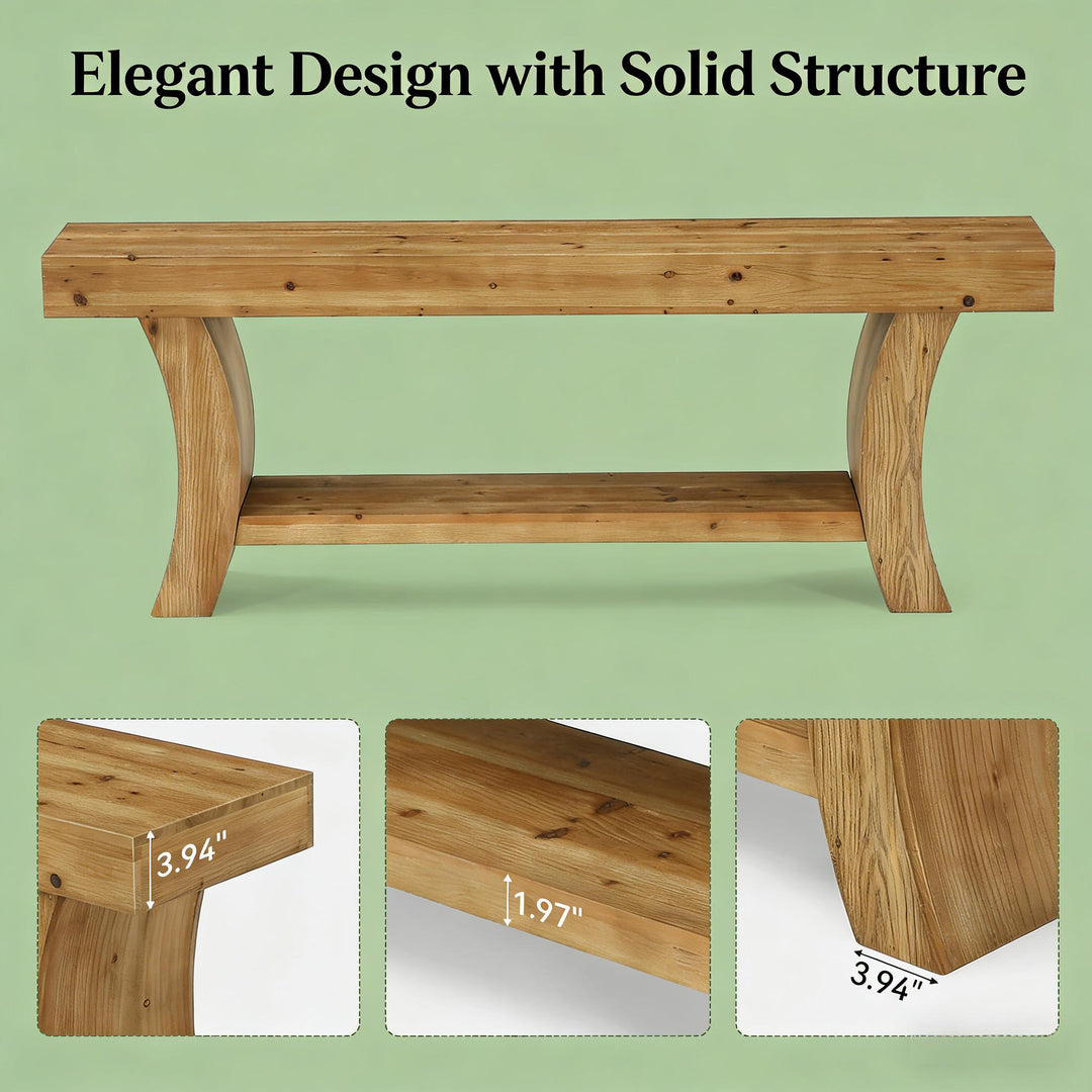 Modern Italian Wooden Foyer Entryway Console Table - Mediterranean Italian Contemporary Home Decor Furniture