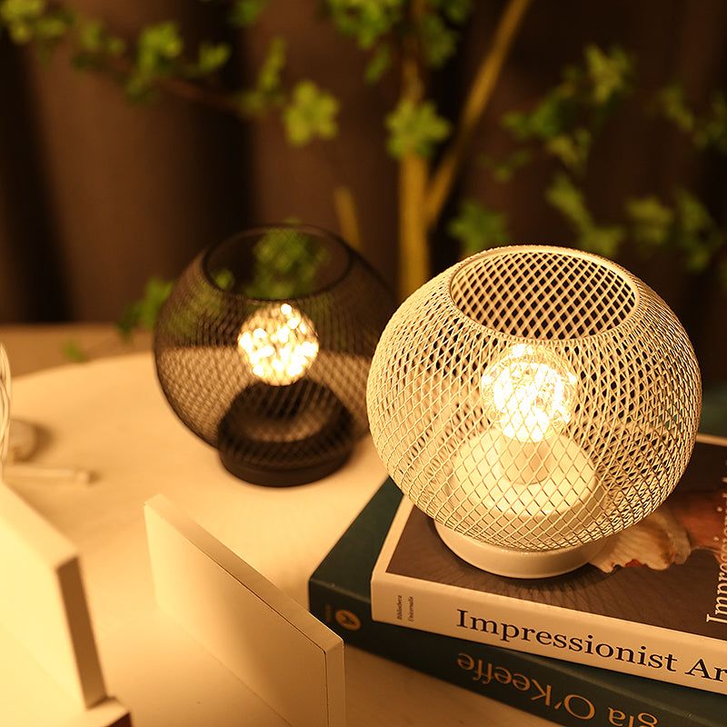 Boho Aesthetic Iron LED Festive Home Bedroom Living Room Decoration Night Light | Biophilic Design Airbnb Decor Furniture 