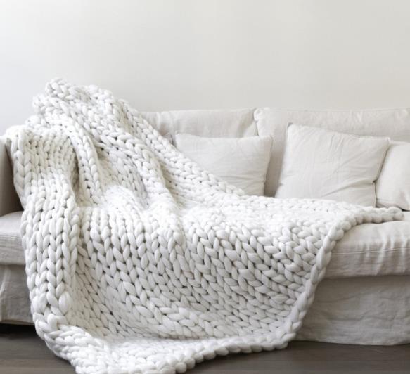Willow Creek - Large Knit Soft Large Farmhouse Blanket