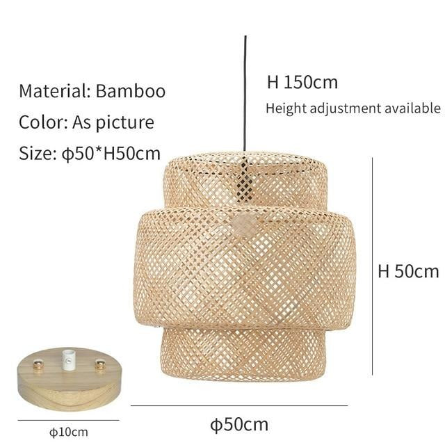 Modern Boho Rattan Bamboo Chandelier | order couch online - buy sofa -buy sofa online