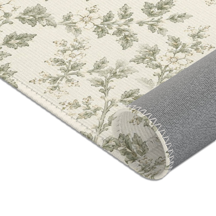 Vintage Botanical Cream &amp; Sage Accent Rug