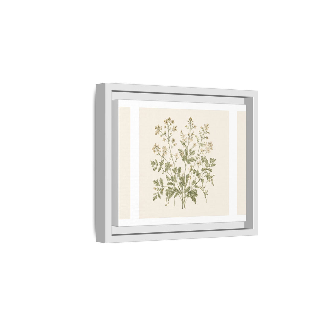 Sage &amp; Cream Framed Canvas Wall Art