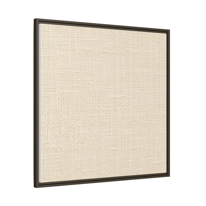 Woven Art Sage &amp; Cream Framed Canvas Wall Art