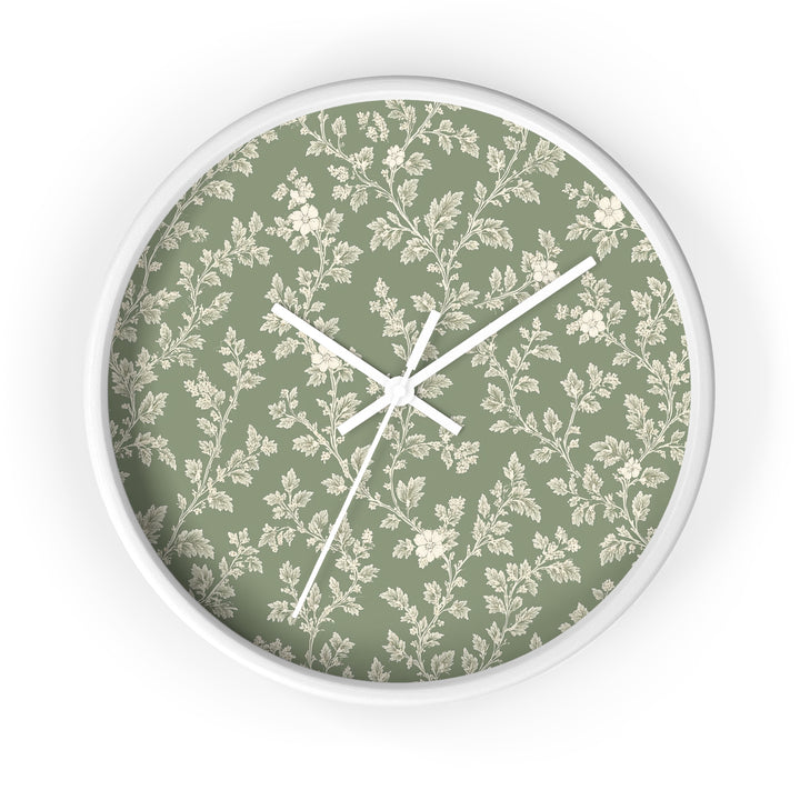 Buy farmhouse furniture Sage &amp; Cream Wall Clock — By. Artisan Blooms - Modern Cottage Farmhouse Furniture