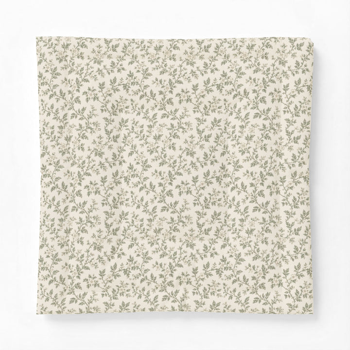 Sage &amp; Cream Cotton Comforter (Non Textured)  – By. Artisan Blooms