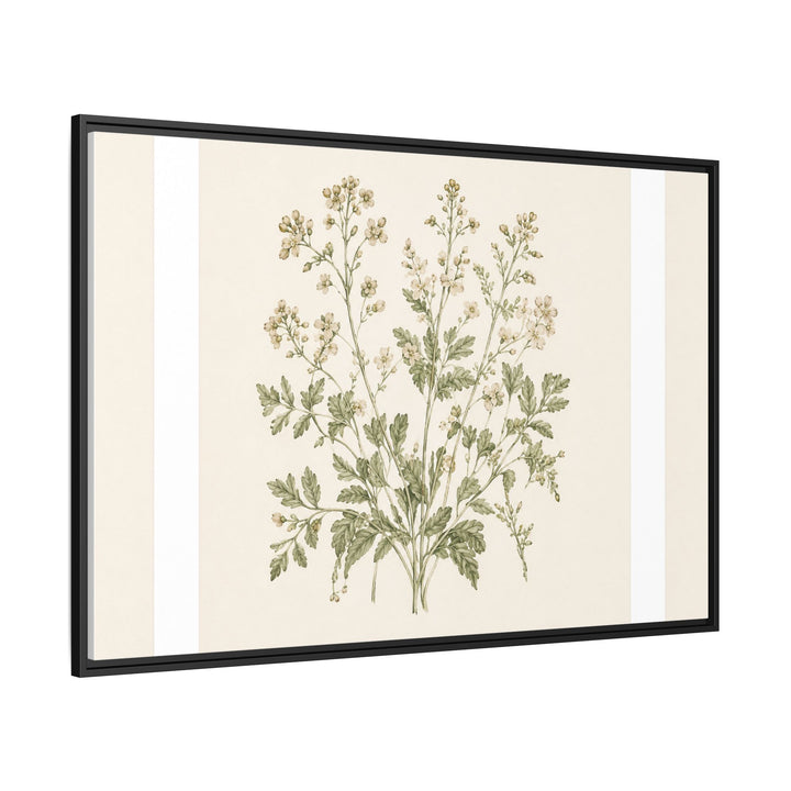 Sage &amp; Cream Framed Canvas Wall Art