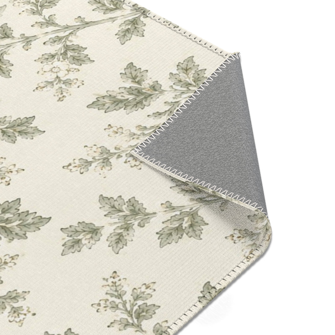 Vintage Botanical Cream &amp; Sage Accent Rug