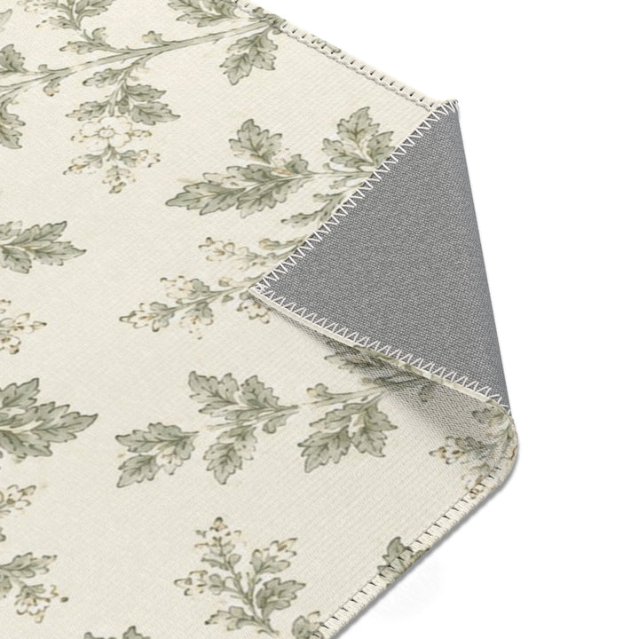 Vintage Botanical Cream &amp; Sage Accent Rug