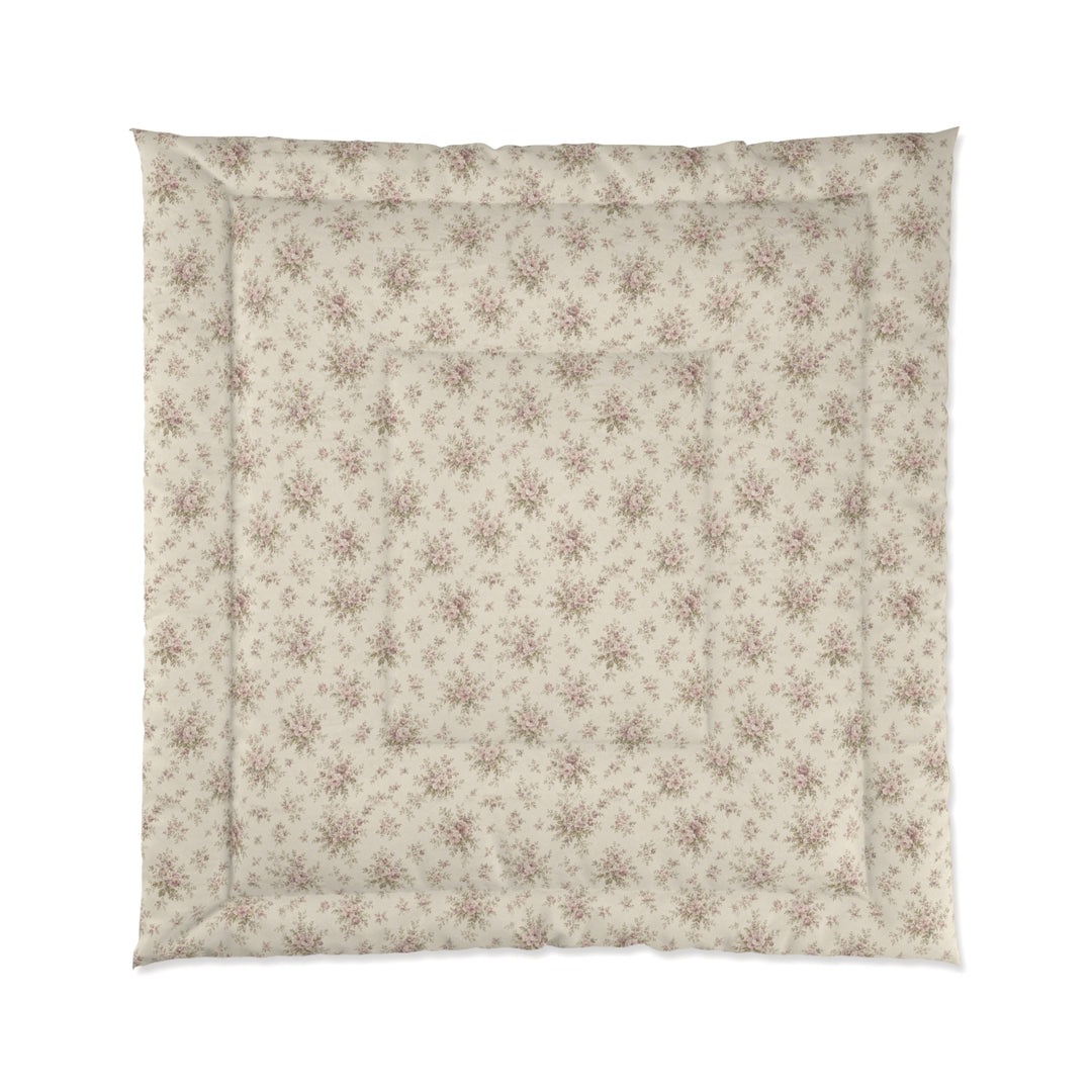 Buy farmhouse furniture Vintage Rosewood Floral Comforter — By. Artisan Blooms - Modern Cottage Farmhouse Furniture