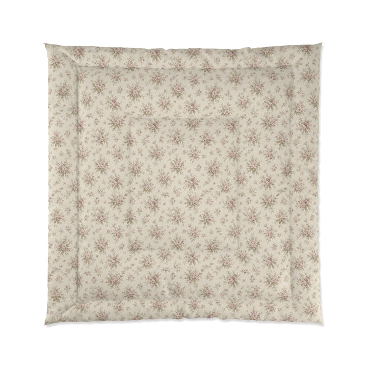 Buy farmhouse furniture Vintage Rosewood Floral Comforter — By. Artisan Blooms - Modern Cottage Farmhouse Furniture
