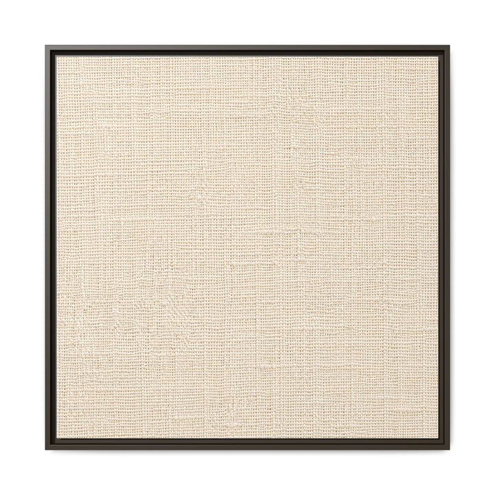 Woven Art Sage &amp; Cream Framed Canvas Wall Art