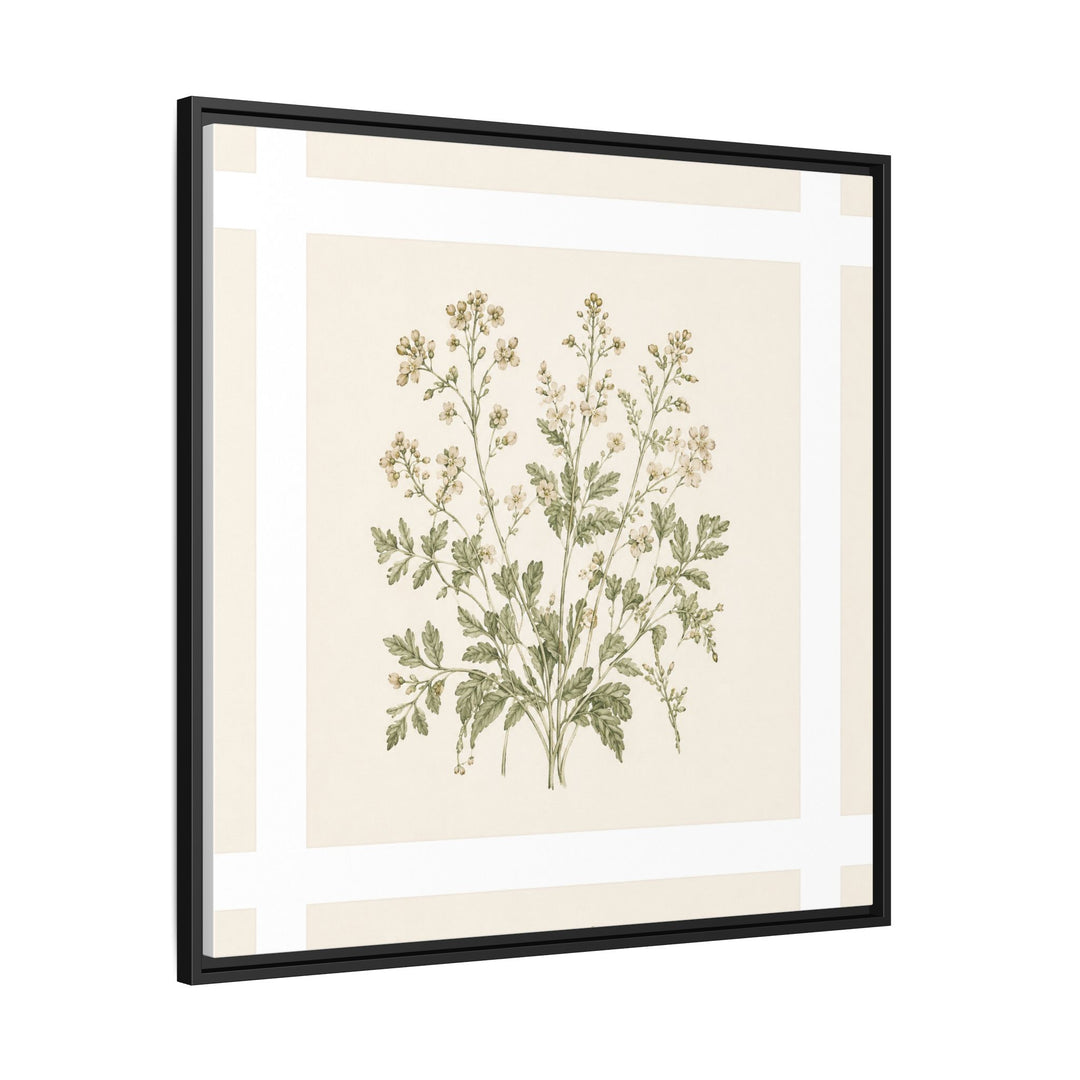 Sage &amp; Cream Framed Canvas Wall Art
