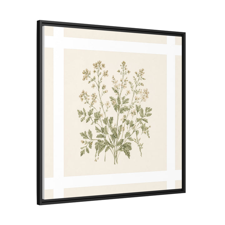 Sage &amp; Cream Framed Canvas Wall Art