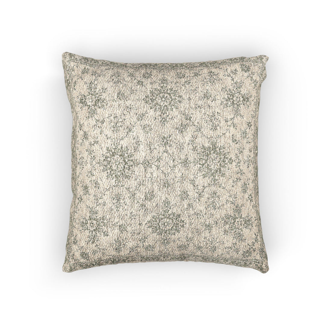 Sage Green &amp; Cream Woven Pillow By Artisan Blooms