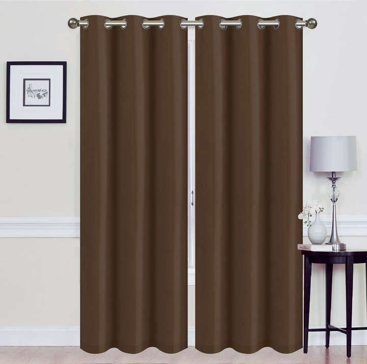 Boho Aesthetic Madonna Foam-Backed Blackout Curtain Panels with Grommets | Biophilic Design Airbnb Decor Furniture 