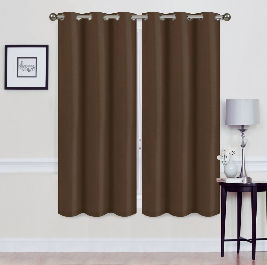 Artisan & Blooms  Madonna Foam-Backed Blackout Curtain Panels with Grommets | Biophilic Design Airbnb Decor Furniture 