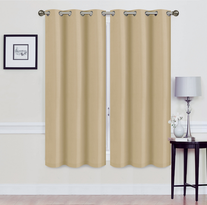 Artisan & Blooms  Madonna Foam-Backed Blackout Curtain Panels with Grommets | Biophilic Design Airbnb Decor Furniture 