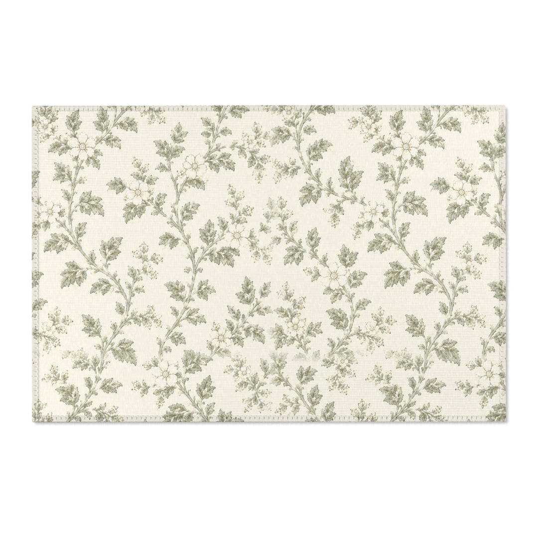 Vintage Botanical Cream &amp; Sage Accent Rug