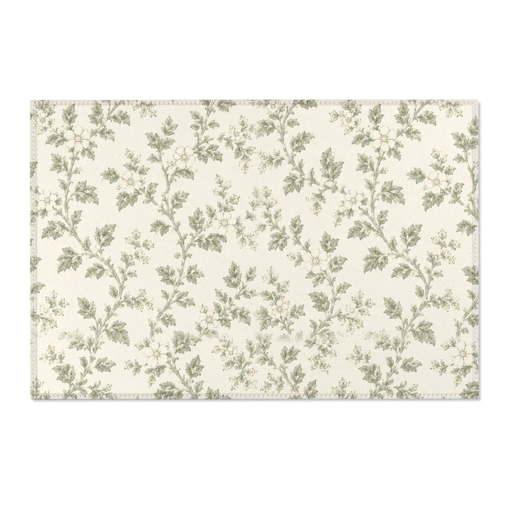 Vintage Botanical Cream &amp; Sage Accent Rug