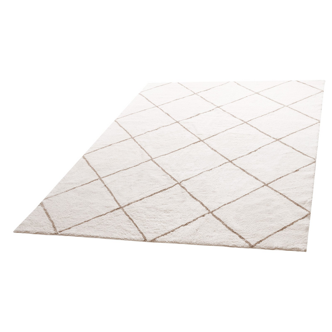 Buy farmhouse furniture Large Diamond Plush Area Rugs, 8 x 10 ft Plush Carpet, Area Rugs Furry with Long Plush Pile, Thick &amp; Durable High-Pile Rug for High-Traffic Areas, Bedroom, Non-Shedding &amp; Non-Slip Backing, Beige - Modern Cottage Farmhouse Furniture