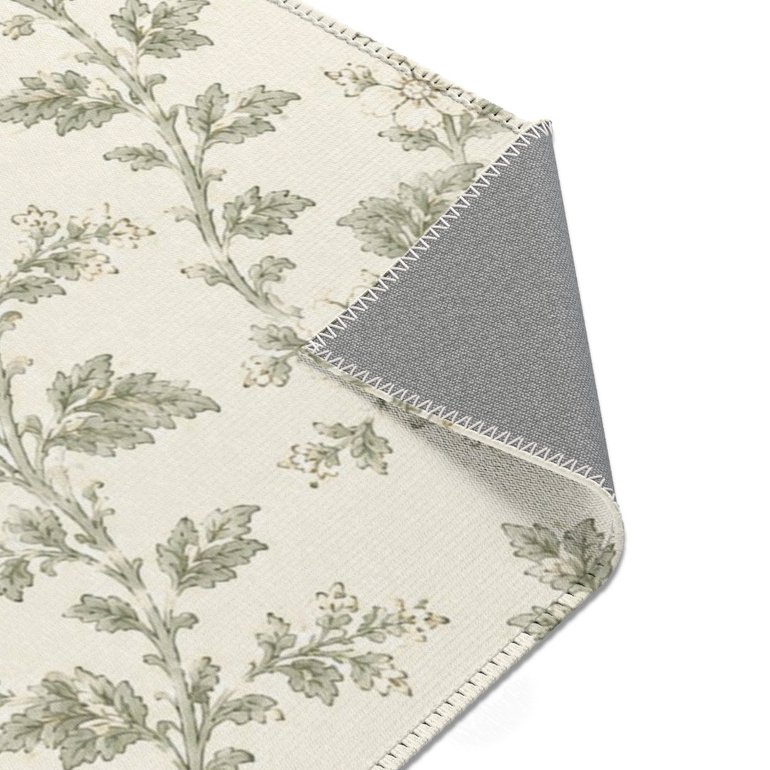Vintage Botanical Cream &amp; Sage Accent Rug