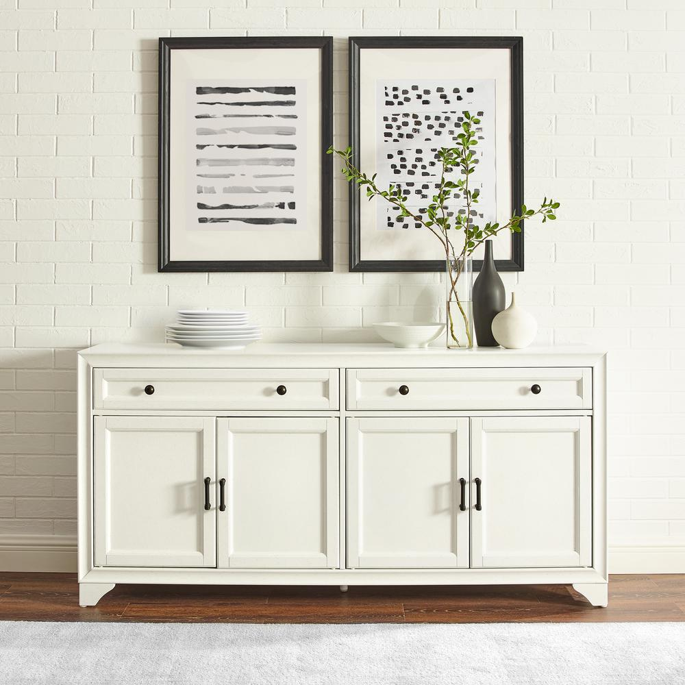 Boho Aesthetic Tara Sideboard Distressed Unique White Buffet Cabinet | Biophilic Design Airbnb Decor Furniture 