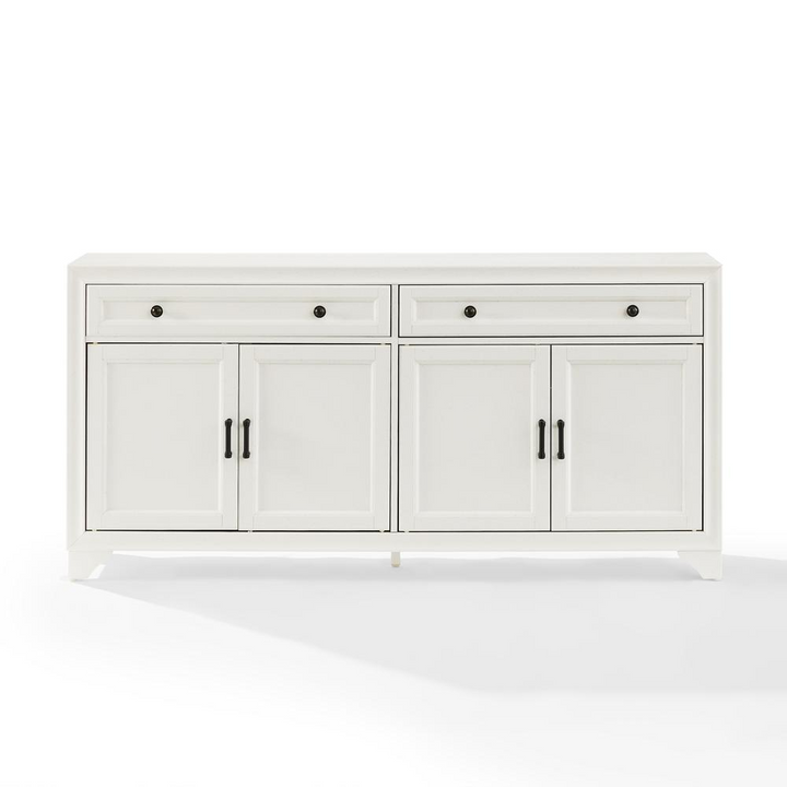 Boho Aesthetic Tara Sideboard Distressed Unique White Buffet Cabinet | Biophilic Design Airbnb Decor Furniture 