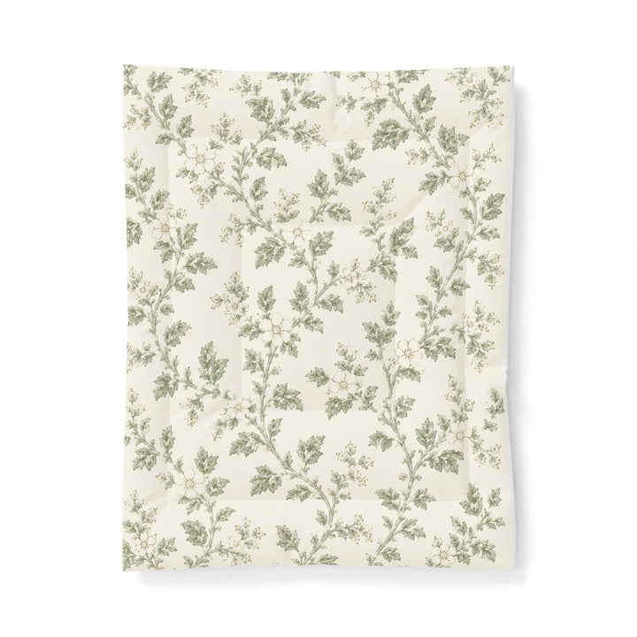 Buy farmhouse furniture Cream &amp; Sage Floral Cotton Comforter By. Artisan Blooms - Modern Cottage Farmhouse Furniture