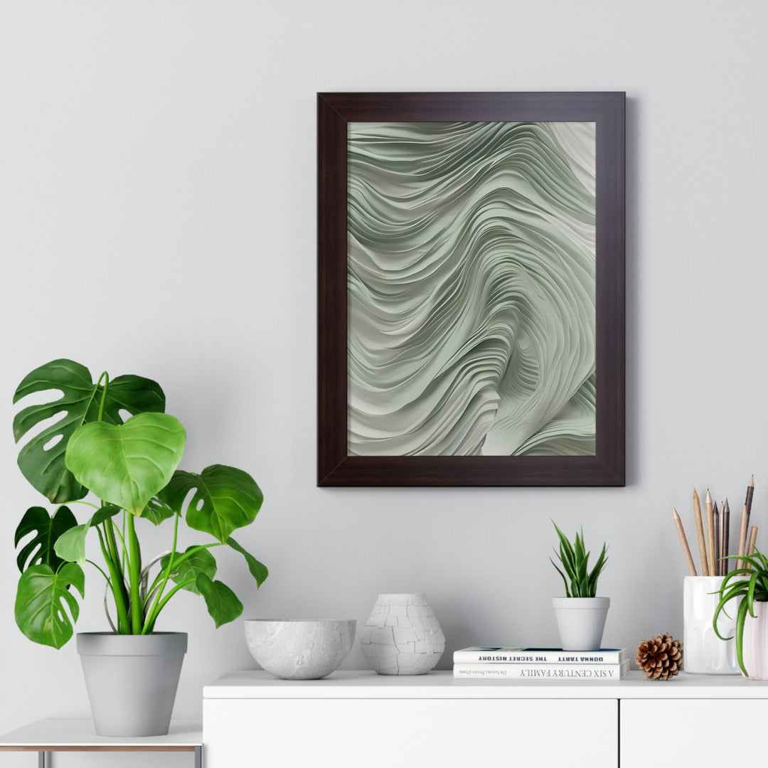 Boho Aesthetic Celestial Drift Crafted Framed Vertical Poster by Artisan & Blooms | Biophilic Design Airbnb Decor Furniture 