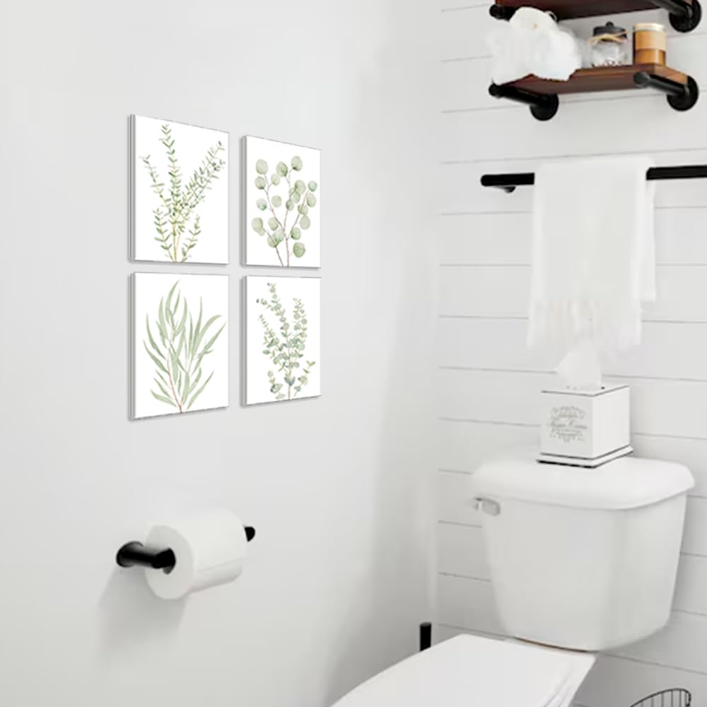 Buy farmhouse furniture 4PCS 8X10in Farmhouse Botanical Plant Canvas Wall Art - Modern Cottage Farmhouse Furniture