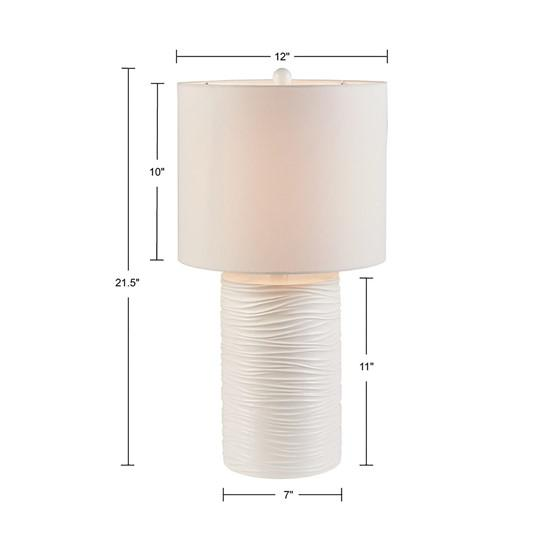 Boho Aesthetic Contemporary Modern Luxury Table Lamp White | Biophilic Design Airbnb Decor Furniture 