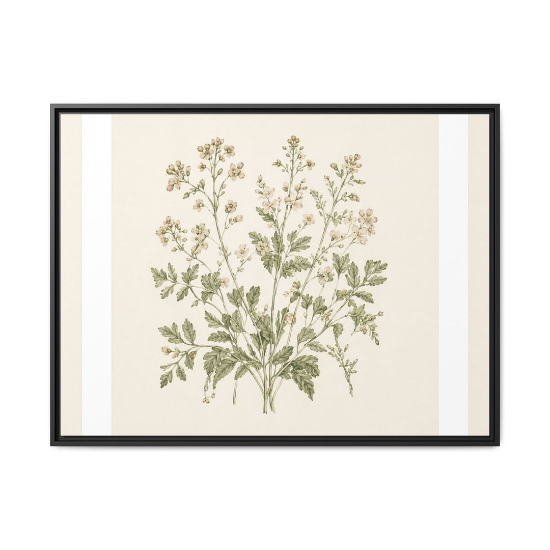 Sage &amp; Cream Framed Canvas Wall Art