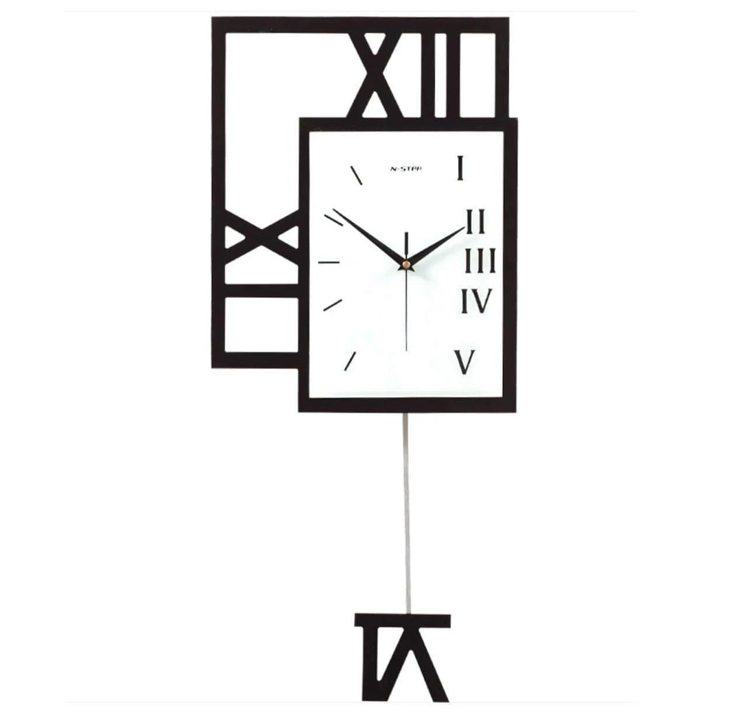 Toscana | Italian Modern Swinging Wall Clock - Mediterranean Italian Contemporary Home Decor Furniture