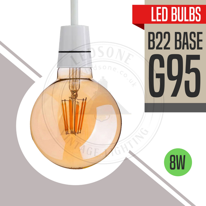 Boho Aesthetic B22 Dimmable Filament Vintage Light Bulb~4104 | Biophilic Design Airbnb Decor Furniture 