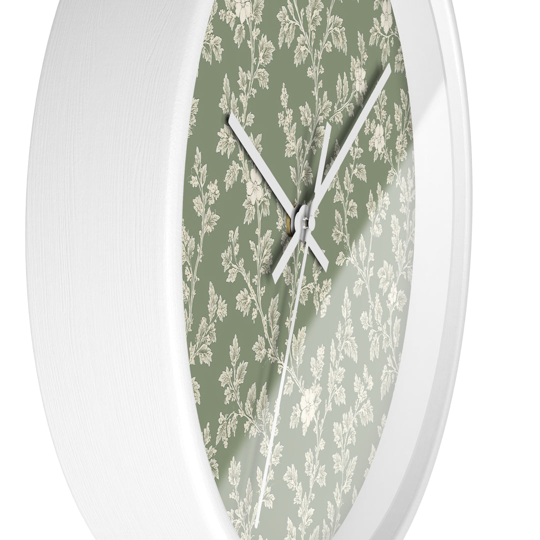 Buy farmhouse furniture Sage &amp; Cream Wall Clock — By. Artisan Blooms - Modern Cottage Farmhouse Furniture
