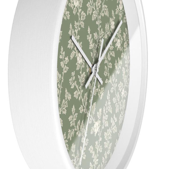 Buy farmhouse furniture Sage &amp; Cream Wall Clock — By. Artisan Blooms - Modern Cottage Farmhouse Furniture