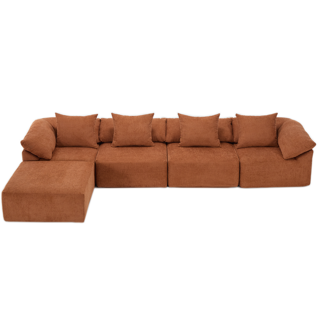 Buy farmhouse furniture The Harvest House | Modern Farmhouse Crimson L Shaped Modular Sectional Sofa - Modern Cottage Farmhouse Furniture