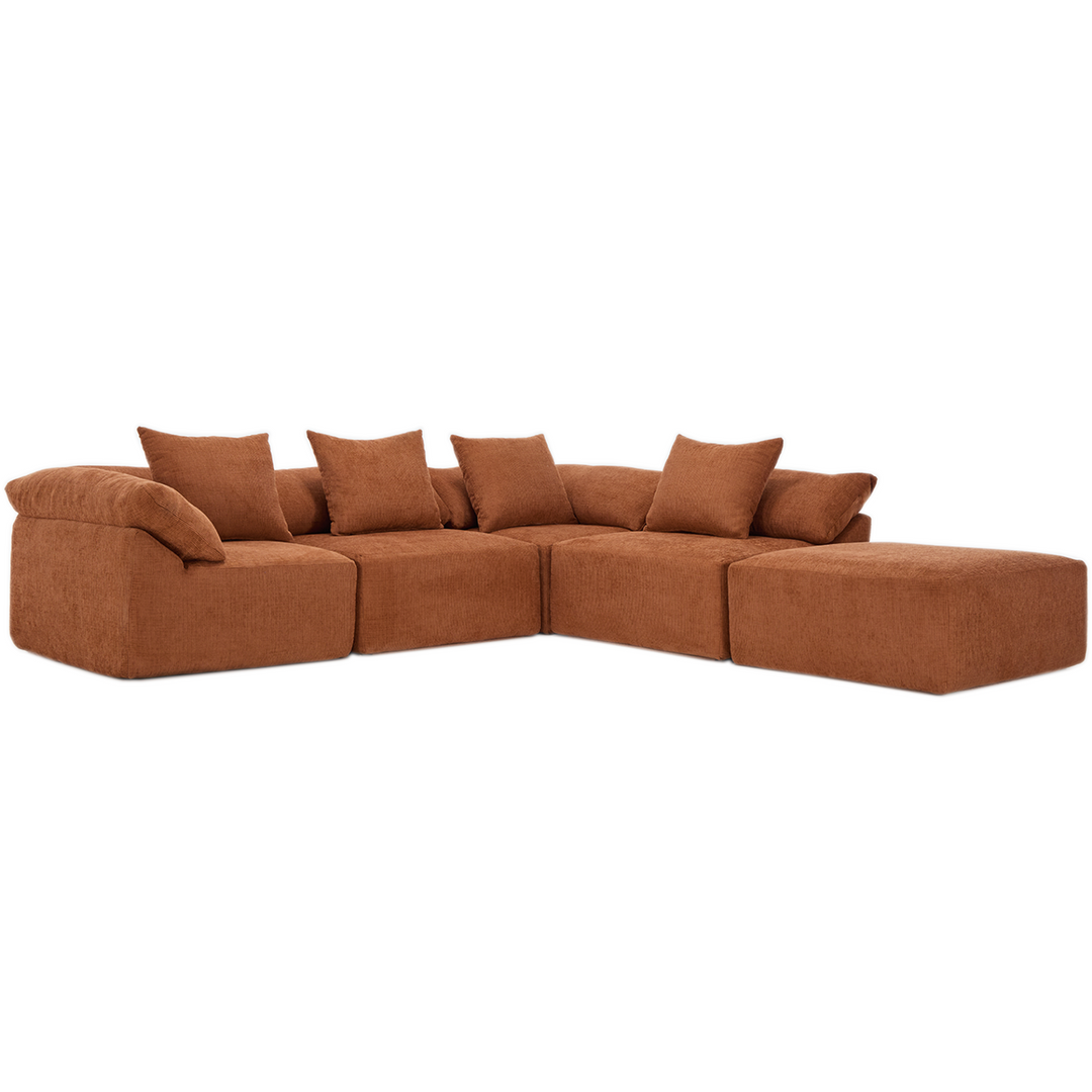 Buy farmhouse furniture The Harvest House | Modern Farmhouse Crimson L Shaped Modular Sectional Sofa - Modern Cottage Farmhouse Furniture