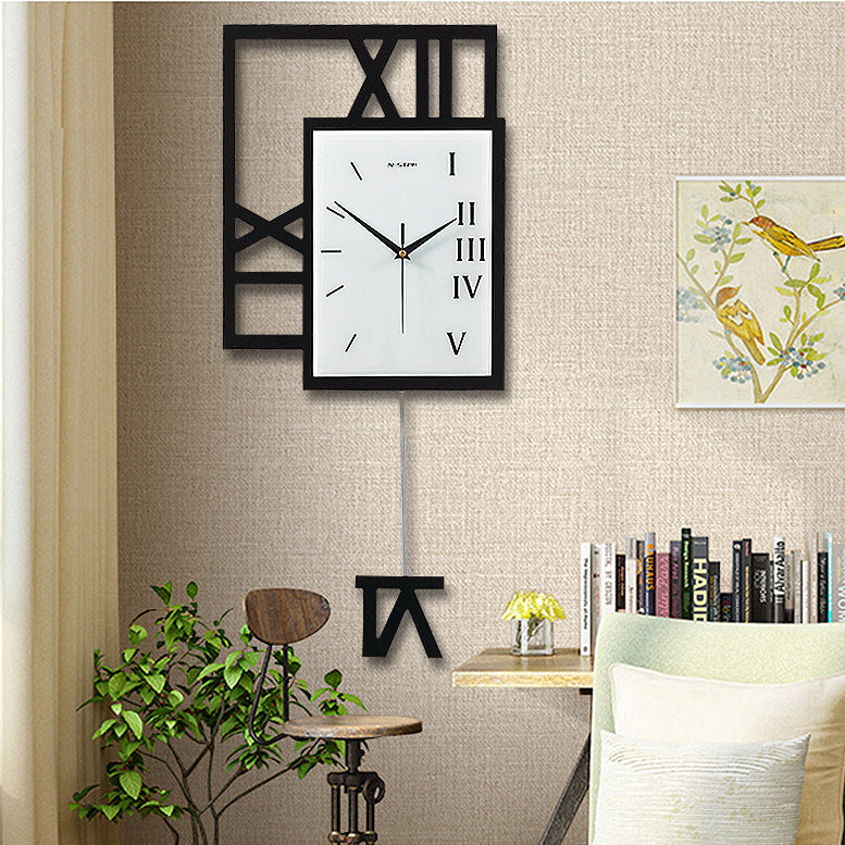 Toscana | Italian Modern Swinging Wall Clock - Mediterranean Italian Contemporary Home Decor Furniture