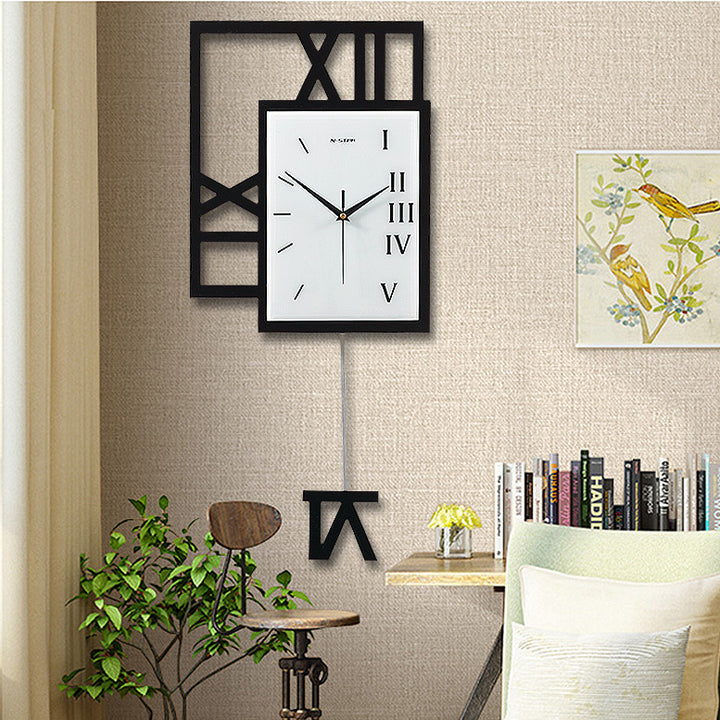 Toscana | Italian Modern Swinging Wall Clock - Mediterranean Italian Contemporary Home Decor Furniture