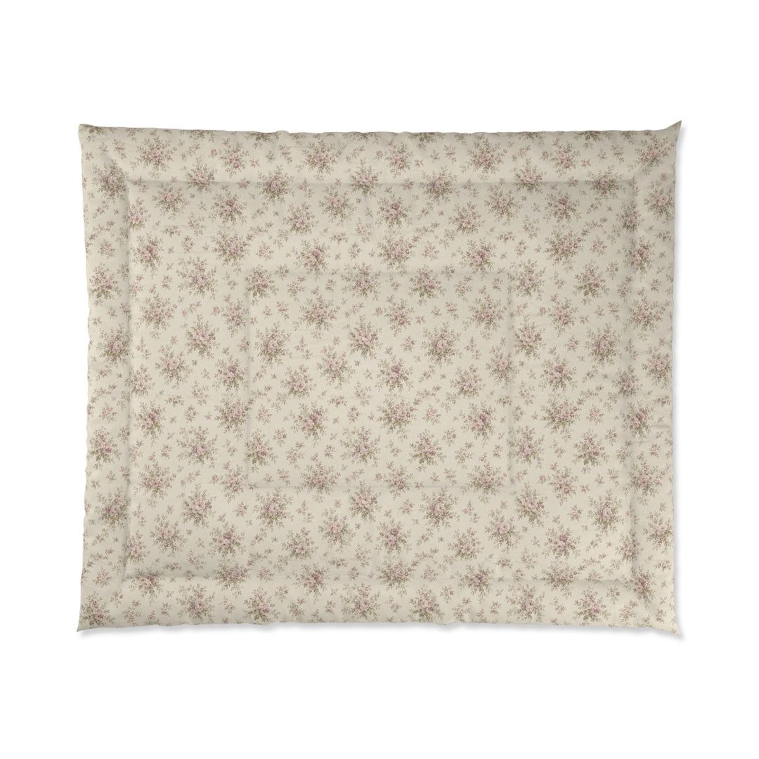 Buy farmhouse furniture Vintage Rosewood Floral Comforter — By. Artisan Blooms - Modern Cottage Farmhouse Furniture