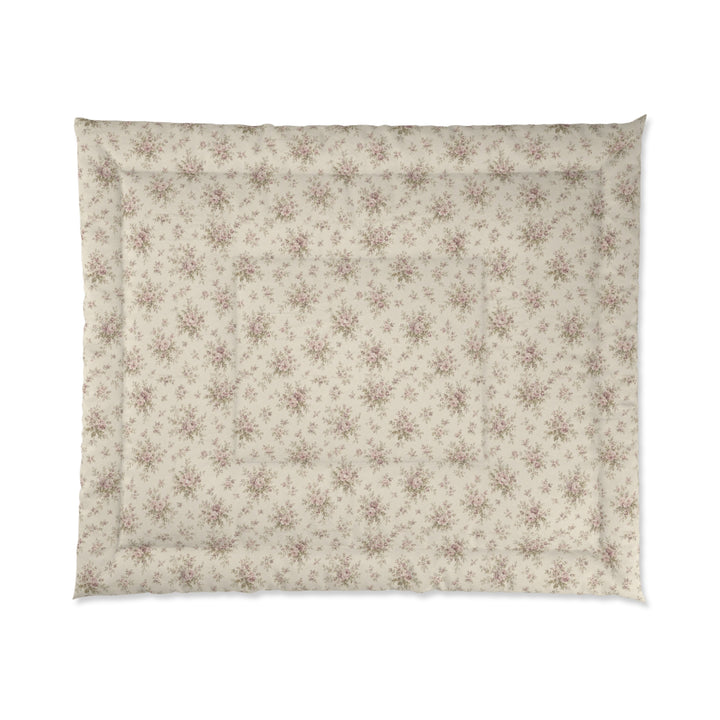 Buy farmhouse furniture Vintage Rosewood Floral Comforter — By. Artisan Blooms - Modern Cottage Farmhouse Furniture