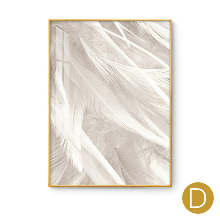 Boho Aesthetic Large Modern Minimalist Angel Canvas Prints | Biophilic Design Airbnb Decor Furniture 