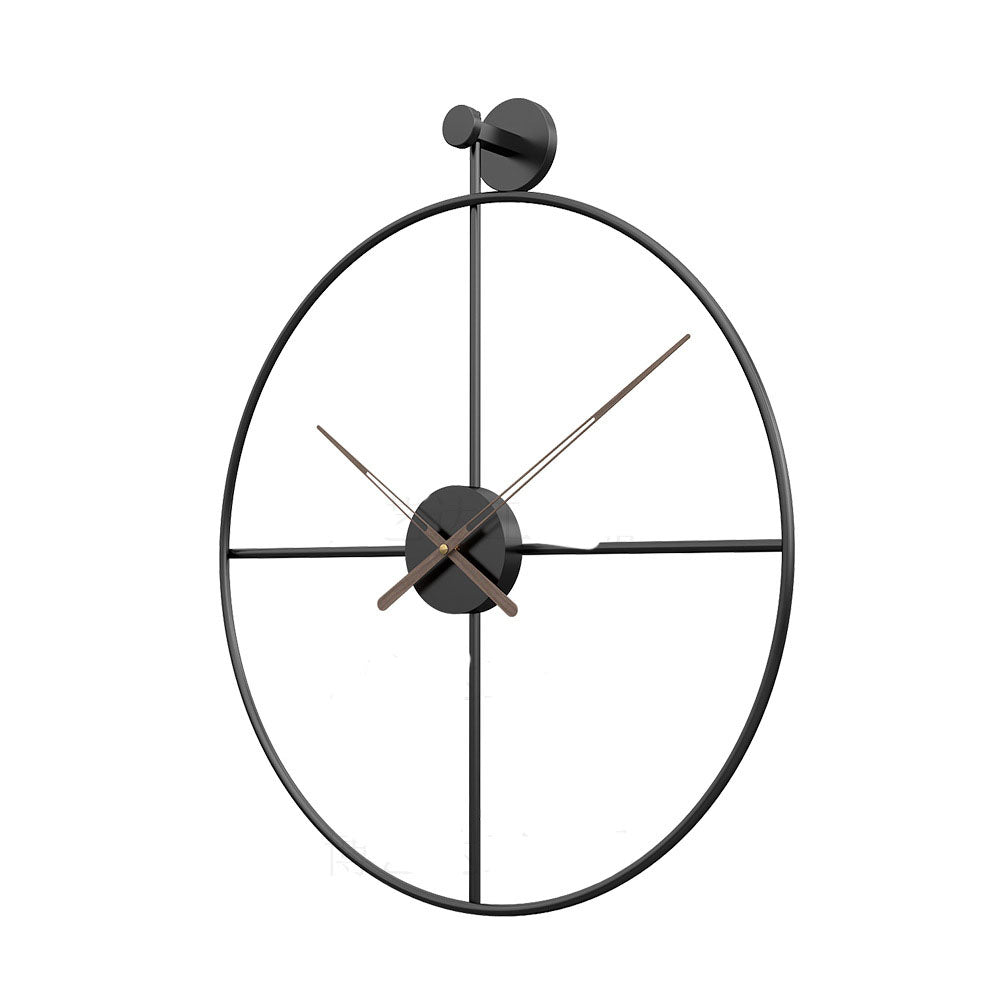 Palma Bella Luxury Modern Italian Mediterranean Iron Wall Clock - Mediterranean Italian Contemporary Home Decor Furniture
