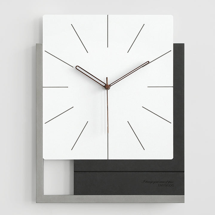 Verona | Modern Luxury Wooden Square Wall Clock - Mediterranean Italian Contemporary Home Decor Furniture