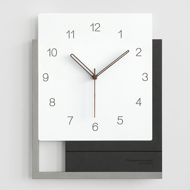 Verona | Modern Luxury Wooden Square Wall Clock - Mediterranean Italian Contemporary Home Decor Furniture